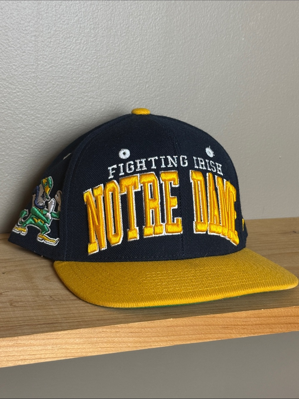 Notre Dame Fighting Irish Zephyr Two-Tone Navy & Yellow Hat